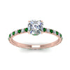 Load image into Gallery viewer, eternity-hidden-halo-asscher-cut-diamond-engagement-ring-with-emerald-in-FD-9168ASRGEMGRANGLE3-NL-RG