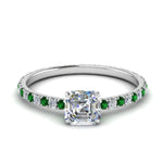 Load image into Gallery viewer, eternity-hidden-halo-asscher-cut-diamond-engagement-ring-with-emerald-in-FD-9168ASRGEMGRANGLE3-NL-WG
