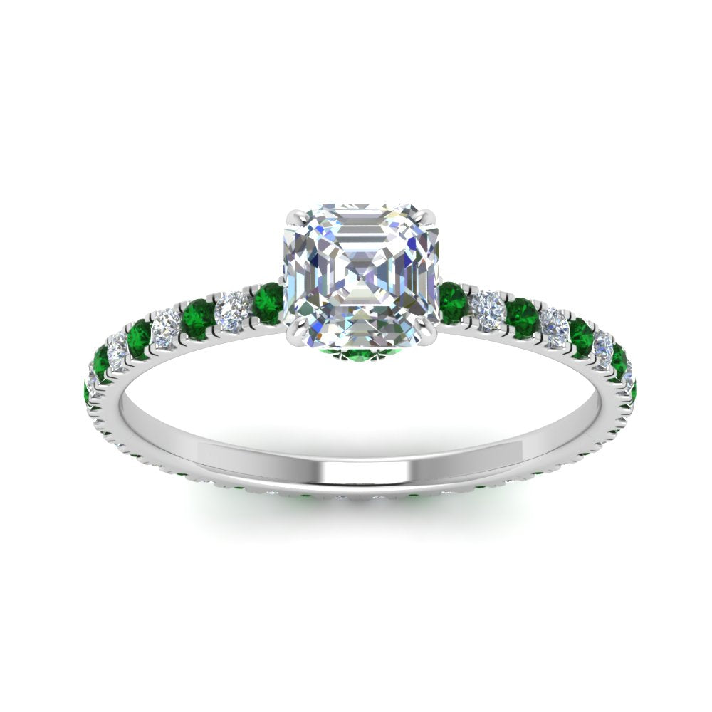 eternity-hidden-halo-asscher-cut-diamond-engagement-ring-with-emerald-in-FD-9168ASRGEMGRANGLE3-NL-WG