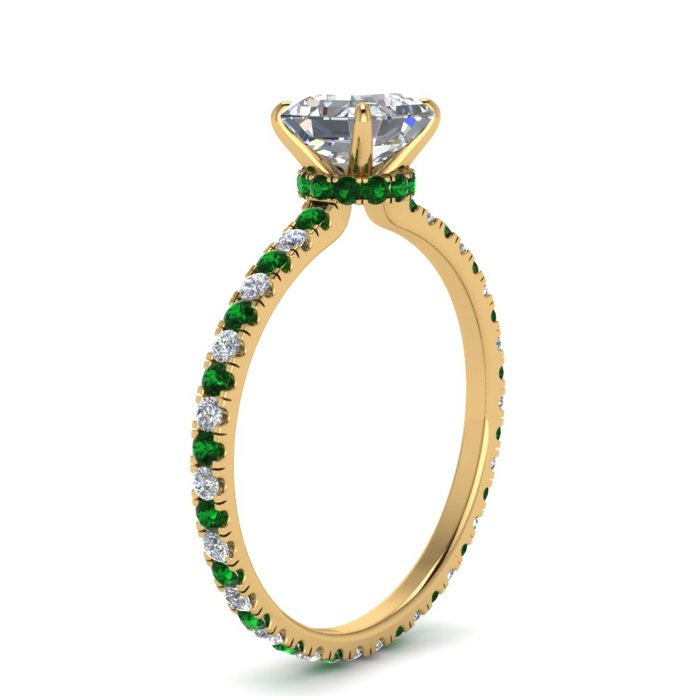 eternity-hidden-halo-asscher-cut-diamond-engagement-ring-with-emerald-in-FD-9168ASRGEMGRANGLE3-NL-YG