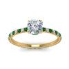 Load image into Gallery viewer, eternity-hidden-halo-asscher-cut-diamond-engagement-ring-with-emerald-in-FD-9168ASRGEMGRANGLE3-NL-YG