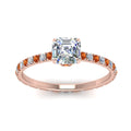 Thumbnail 72 - eternity-hidden-halo-asscher-cut-diamond-engagement-ring-with-orange-sapphire-in-FD-9168ASRGSAORANGLE3-NL-RG