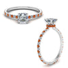 Load image into Gallery viewer, eternity-hidden-halo-asscher-cut-diamond-engagement-ring-with-orange-sapphire-in-FD-9168ASRGSAORANGLE3-NL-WG