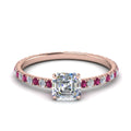 Thumbnail 67 - eternity-hidden-halo-asscher-cut-diamond-engagement-ring-with-pink-sapphire-in-FD-9168ASRGSADRPIANGLE3-NL-RG