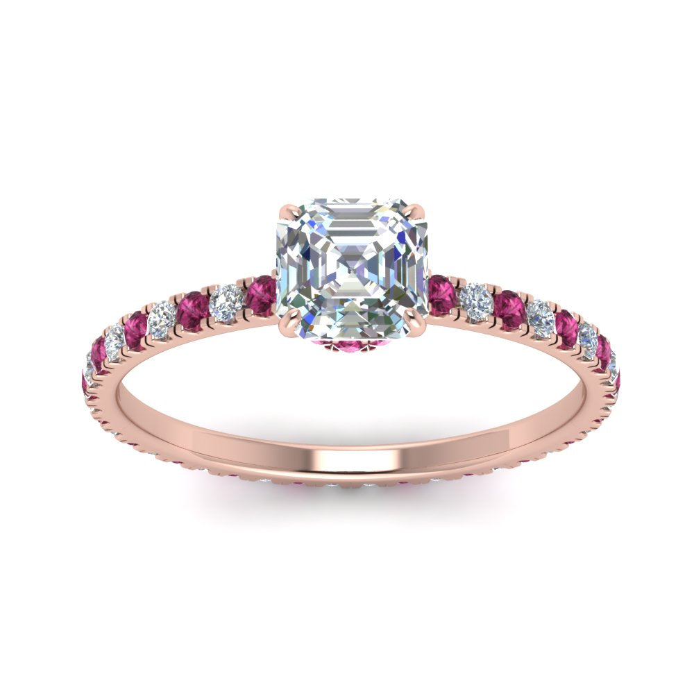 eternity-hidden-halo-asscher-cut-diamond-engagement-ring-with-pink-sapphire-in-FD-9168ASRGSADRPIANGLE3-NL-RG