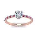 Thumbnail 68 - eternity-hidden-halo-asscher-cut-diamond-engagement-ring-with-pink-sapphire-in-FD-9168ASRGSADRPIANGLE3-NL-RG