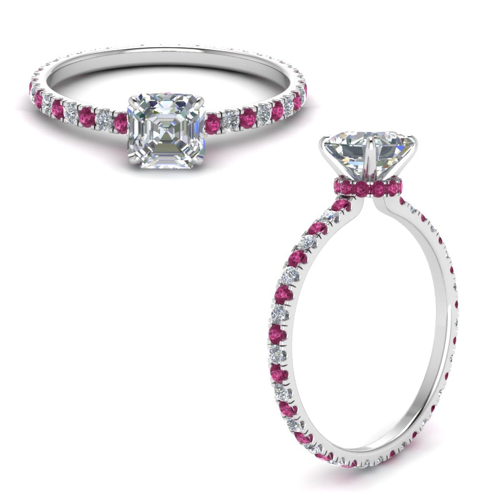 eternity-hidden-halo-asscher-cut-diamond-engagement-ring-with-pink-sapphire-in-FD-9168ASRGSADRPIANGLE3-NL-WG