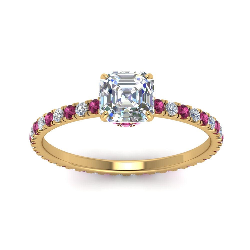 eternity-hidden-halo-asscher-cut-diamond-engagement-ring-with-pink-sapphire-in-FD-9168ASRGSADRPIANGLE3-NL-YG