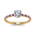 Thumbnail 12 - eternity-hidden-halo-asscher-cut-diamond-engagement-ring-with-pink-sapphire-in-FD-9168ASRGSADRPIANGLE3-NL-YG