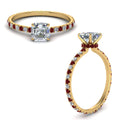 Thumbnail 18 - eternity-hidden-halo-asscher-cut-diamond-engagement-ring-with-ruby-in-FD-9168ASRGRUDRANGLE3-NL-YG