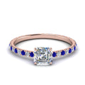 Thumbnail 63 - eternity-hidden-halo-asscher-cut-diamond-engagement-ring-with-sapphire-in-FD-9168ASRGSABLANGLE3-NL-RG