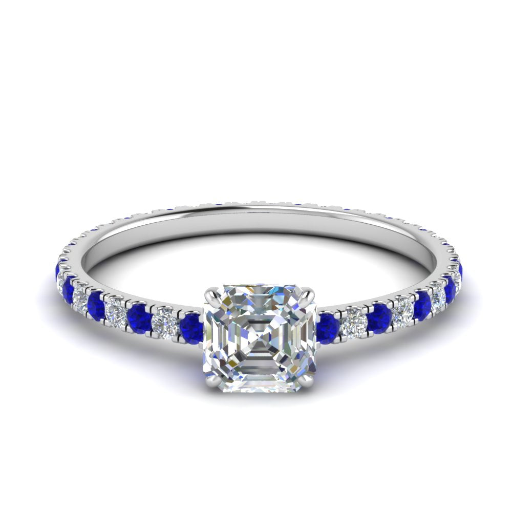 eternity-hidden-halo-asscher-cut-diamond-engagement-ring-with-sapphire-in-FD-9168ASRGSABLANGLE3-NL-WG