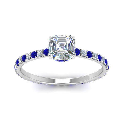 eternity-hidden-halo-asscher-cut-diamond-engagement-ring-with-sapphire-in-FD-9168ASRGSABLANGLE3-NL-WG