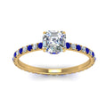 Thumbnail 8 - eternity-hidden-halo-asscher-cut-diamond-engagement-ring-with-sapphire-in-FD-9168ASRGSABLANGLE3-NL-YG