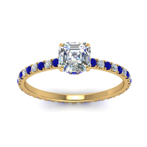 eternity-hidden-halo-asscher-cut-diamond-engagement-ring-with-sapphire-in-FD-9168ASRGSABLANGLE3-NL-YG