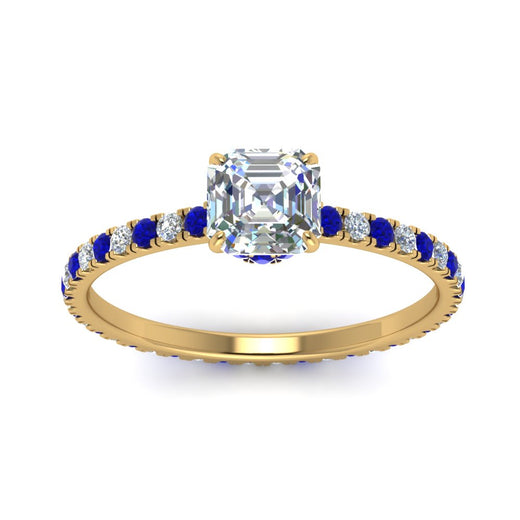 eternity-hidden-halo-asscher-cut-diamond-engagement-ring-with-sapphire-in-FD-9168ASRGSABLANGLE3-NL-YG