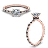 Load image into Gallery viewer, eternity-hidden-halo-asscher-cut-engagement-ring-with-black-diamond-in-FD-9168ASRGBLACKANGLE3-NL-RG
