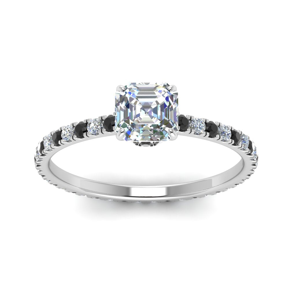 eternity-hidden-halo-asscher-cut-engagement-ring-with-black-diamond-in-FD-9168ASRGBLACKANGLE3-NL-WG