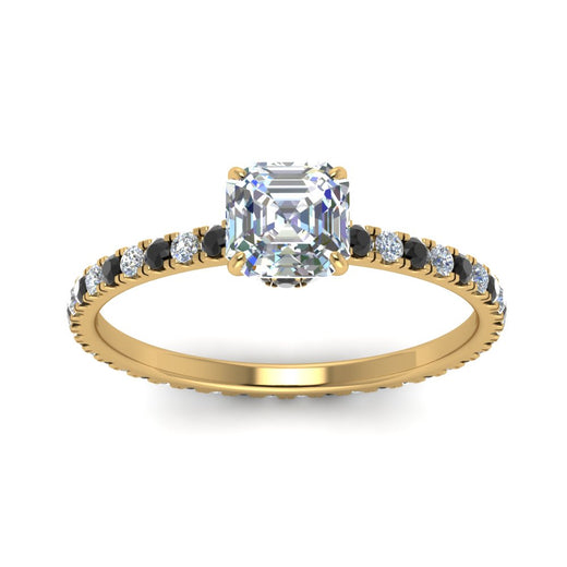 eternity-hidden-halo-asscher-cut-engagement-ring-with-black-diamond-in-FD-9168ASRGBLACKANGLE3-NL-YG