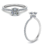 Load image into Gallery viewer, eternity-hidden-halo-cushion-cut-diamond-engagement-ring-in-FD-9168CURANGLE3-NL-WG
