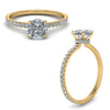 Load image into Gallery viewer, eternity-hidden-halo-cushion-cut-diamond-engagement-ring-in-FD-9168CURANGLE3-NL-YG