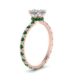Load image into Gallery viewer, eternity-hidden-halo-cushion-cut-diamond-engagement-ring-with-emerald-in-FD-9168CURGEMGRANGLE3-NL-RG
