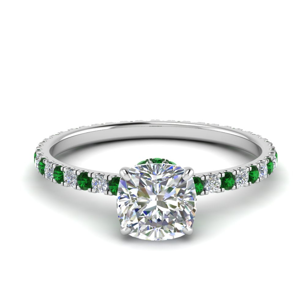 eternity-hidden-halo-cushion-cut-diamond-engagement-ring-with-emerald-in-FD-9168CURGEMGRANGLE3-NL-WG