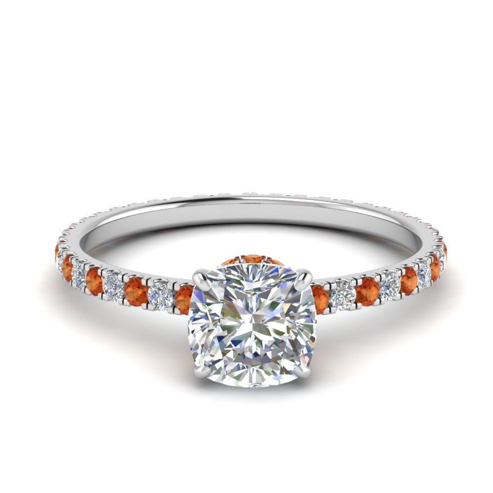 eternity-hidden-halo-cushion-cut-diamond-engagement-ring-with-orange-sapphire-in-FD-9168CURGSAORANGLE3-NL-WG