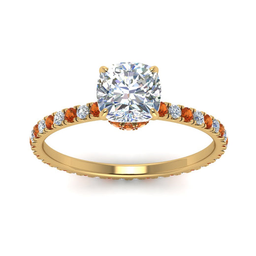 eternity-hidden-halo-cushion-cut-diamond-engagement-ring-with-orange-sapphire-in-FD-9168CURGSAORANGLE3-NL-YG