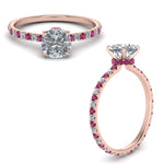 Load image into Gallery viewer, eternity-hidden-halo-cushion-cut-diamond-engagement-ring-with-pink-sapphire-in-FD-9168CURGSADRPIANGLE3-NL-RG
