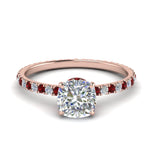 Load image into Gallery viewer, eternity-hidden-halo-cushion-cut-diamond-engagement-ring-with-ruby-in-FD-9168CURGRUDRANGLE3-NL-RG
