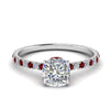 Load image into Gallery viewer, eternity-hidden-halo-cushion-cut-diamond-engagement-ring-with-ruby-in-FD-9168CURGRUDRANGLE3-NL-WG