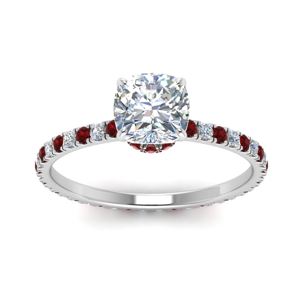 eternity-hidden-halo-cushion-cut-diamond-engagement-ring-with-ruby-in-FD-9168CURGRUDRANGLE3-NL-WG
