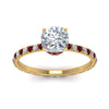 Load image into Gallery viewer, eternity-hidden-halo-cushion-cut-diamond-engagement-ring-with-ruby-in-FD-9168CURGRUDRANGLE3-NL-YG
