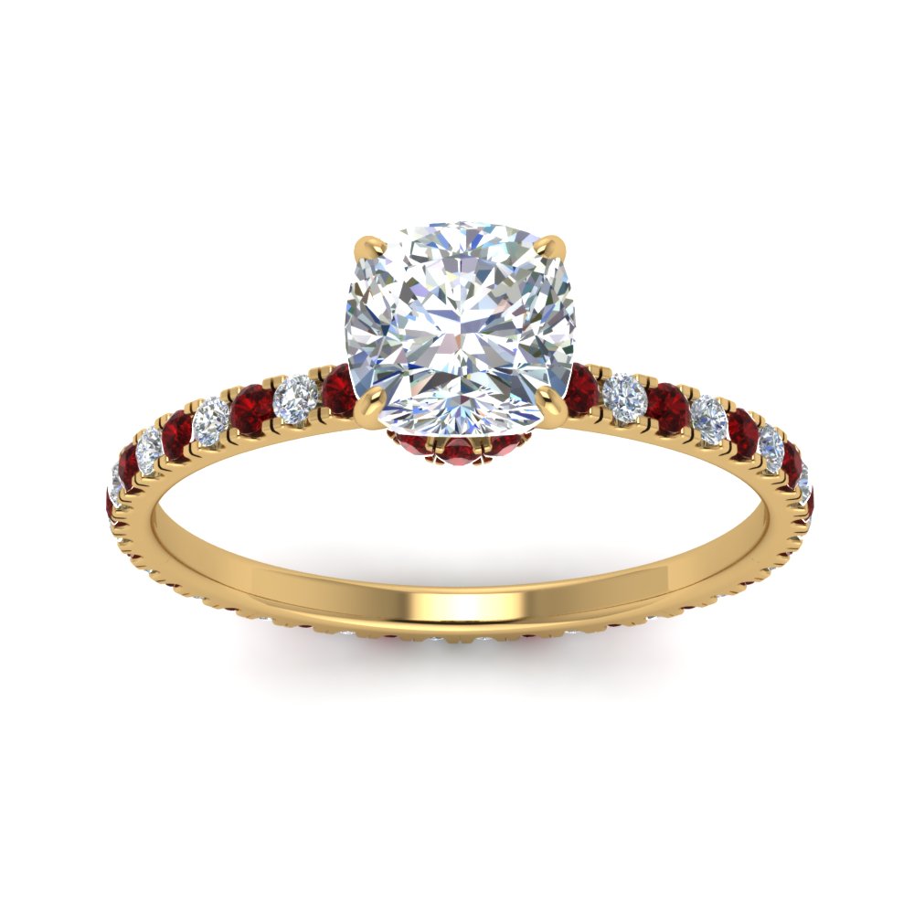 eternity-hidden-halo-cushion-cut-diamond-engagement-ring-with-ruby-in-FD-9168CURGRUDRANGLE3-NL-YG