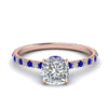 Load image into Gallery viewer, eternity-hidden-halo-cushion-cut-diamond-engagement-ring-with-sapphire-in-FD-9168CURGSABLANGLE3-NL-RG