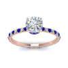 Load image into Gallery viewer, eternity-hidden-halo-cushion-cut-diamond-engagement-ring-with-sapphire-in-FD-9168CURGSABLANGLE3-NL-RG
