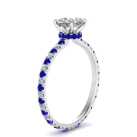 eternity-hidden-halo-cushion-cut-diamond-engagement-ring-with-sapphire-in-FD-9168CURGSABLANGLE3-NL-WG