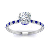 Load image into Gallery viewer, eternity-hidden-halo-cushion-cut-diamond-engagement-ring-with-sapphire-in-FD-9168CURGSABLANGLE3-NL-WG