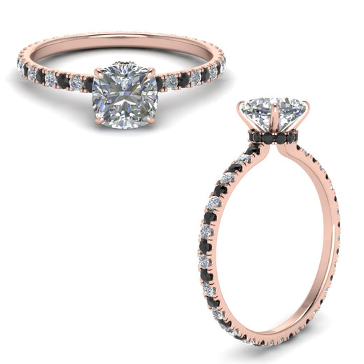eternity-hidden-halo-cushion-cut-engagement-ring-with-black-diamond-in-FD-9168CURGBLACKANGLE3-NL-RG