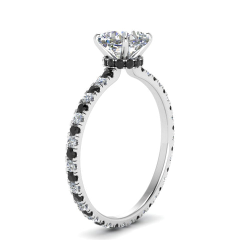eternity-hidden-halo-cushion-cut-engagement-ring-with-black-diamond-in-FD-9168CURGBLACKANGLE3-NL-WG