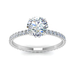 Load image into Gallery viewer, eternity-hidden-halo-diamond-engagement-ring-in-FD-9168RORANGLE3-NL-WG
