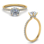 Load image into Gallery viewer, eternity-hidden-halo-diamond-engagement-ring-in-FD-9168RORANGLE3-NL-YG
