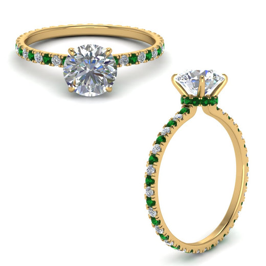 eternity-hidden-halo-diamond-engagement-ring-with-emerald-in-FD-9168RORGEMGRANGLE3-NL-YG
