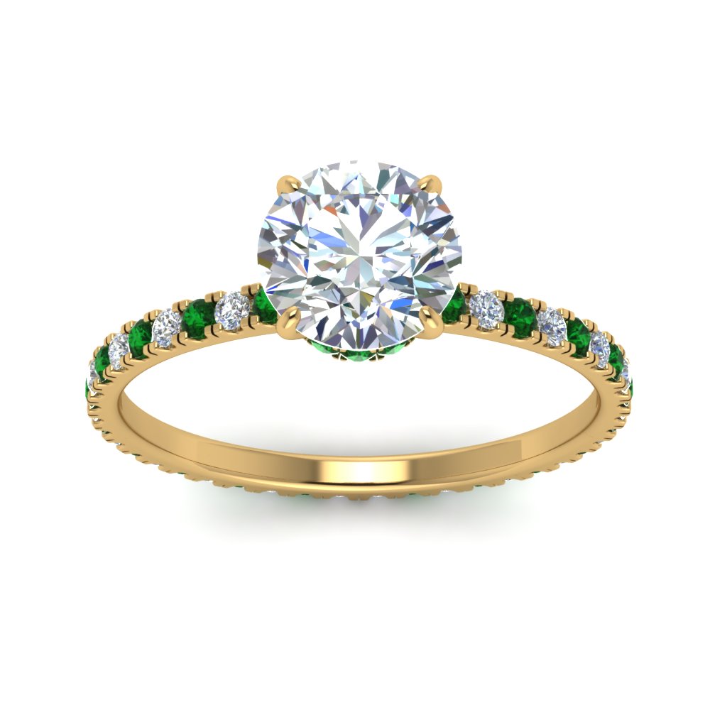 eternity-hidden-halo-diamond-engagement-ring-with-emerald-in-FD-9168RORGEMGRANGLE3-NL-YG