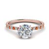 Load image into Gallery viewer, eternity-hidden-halo-diamond-engagement-ring-with-orange-sapphire-in-FD-9168RORGSAORANGLE3-NL-RG