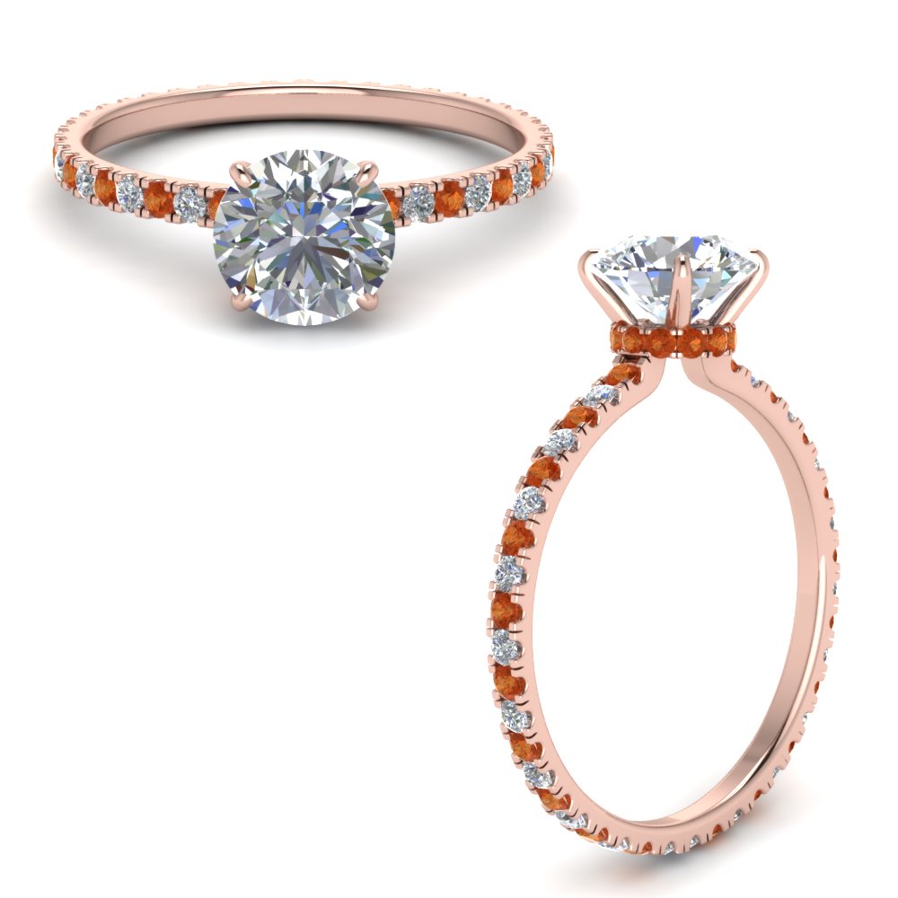 eternity-hidden-halo-diamond-engagement-ring-with-orange-sapphire-in-FD-9168RORGSAORANGLE3-NL-RG