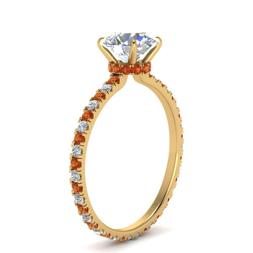 eternity-hidden-halo-diamond-engagement-ring-with-orange-sapphire-in-FD-9168RORGSAORANGLE3-NL-YG