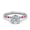 Load image into Gallery viewer, eternity-hidden-halo-diamond-engagement-ring-with-pink-sapphire-in-FD-9168RORGSADRPIANGLE3-NL-WG