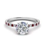 Load image into Gallery viewer, eternity-hidden-halo-diamond-engagement-ring-with-ruby-in-FD-9168RORGRUDRANGLE3-NL-WG
